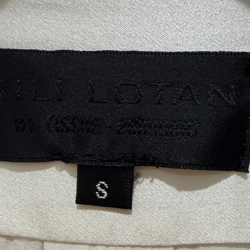 Nili Lotan Cream Silk Blouse - Picture 2 of 4